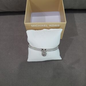 Michael Kors Pave Padlock Logo Bracelet